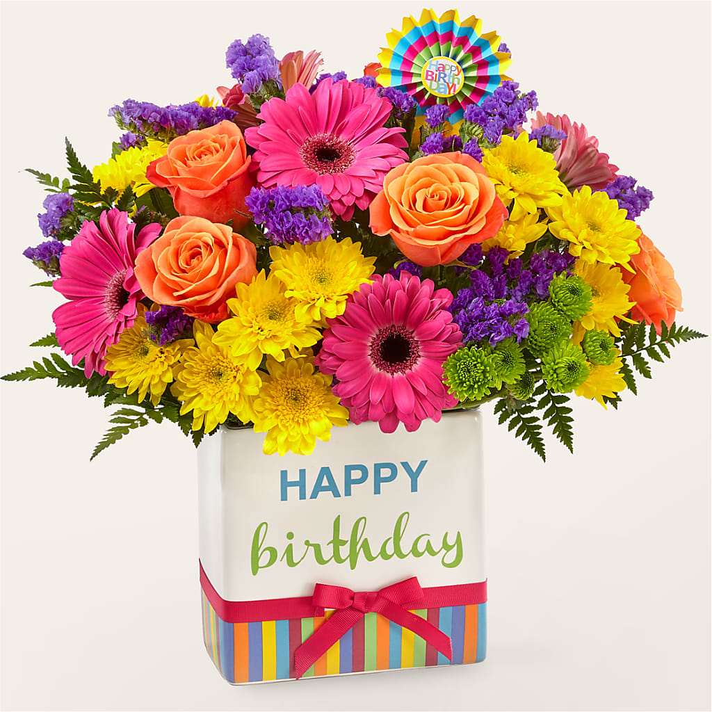 Birthday Brights Bouquet – Flowers By Dillenbecks, Johnson City NY