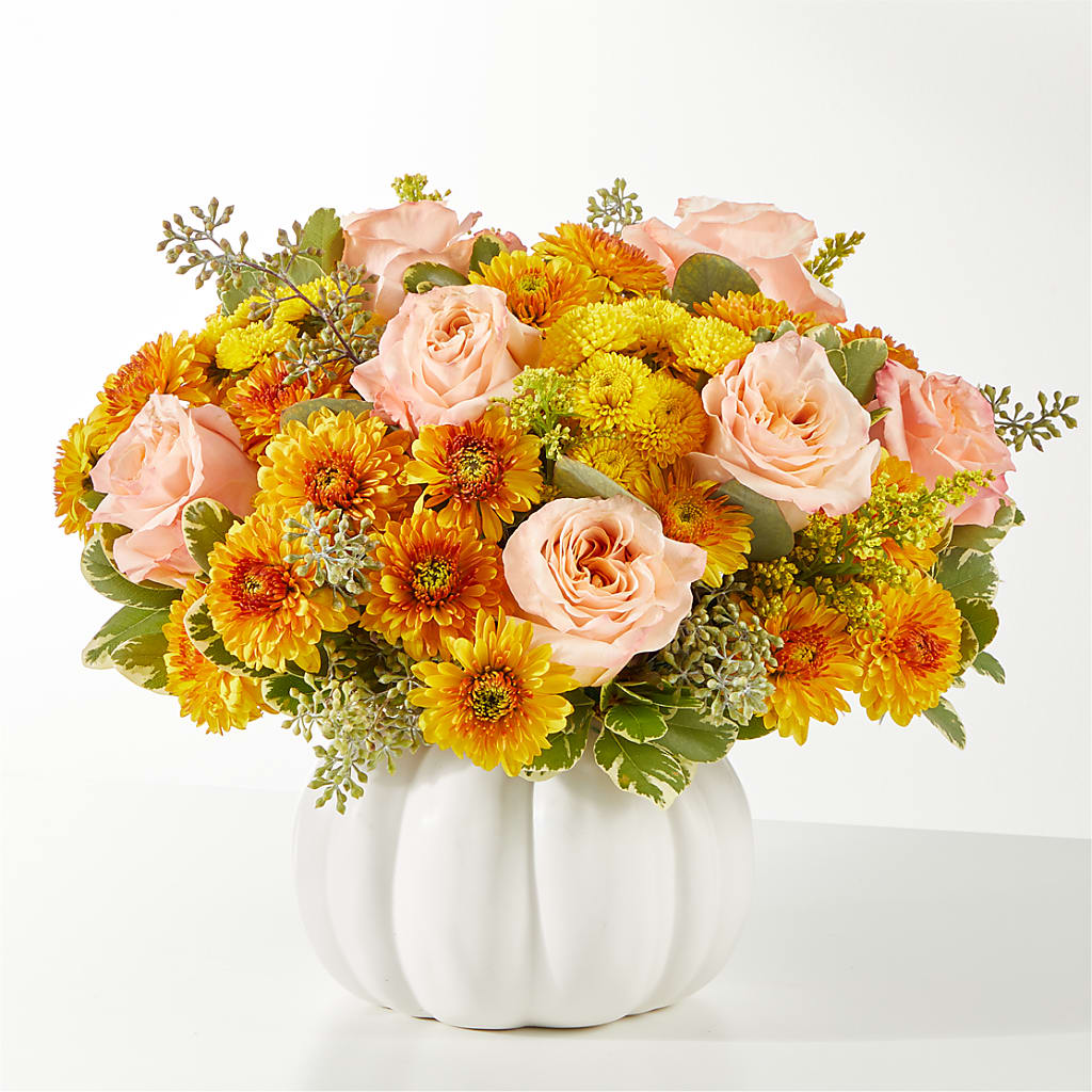 Peachy Pumpkin – Flowers By Dillenbecks, Johnson City NY