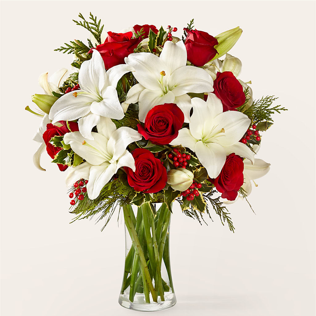 Sparkling Snowflakes Bouquet – Flowers By Dillenbecks, Johnson City NY