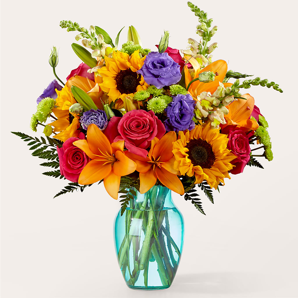 Double Rainbow Bouquet – Flowers By Dillenbecks, Johnson City NY