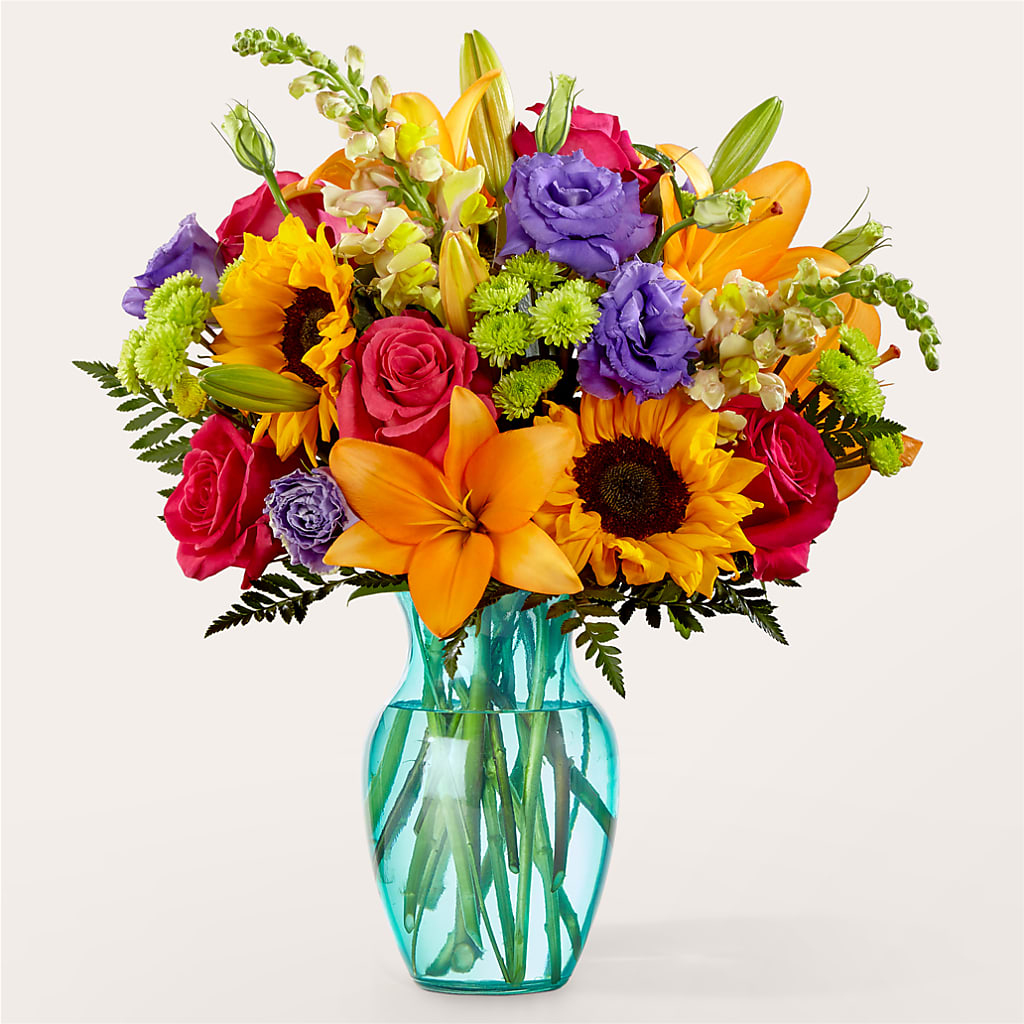 Double Rainbow Bouquet – Flowers By Dillenbecks, Johnson City NY