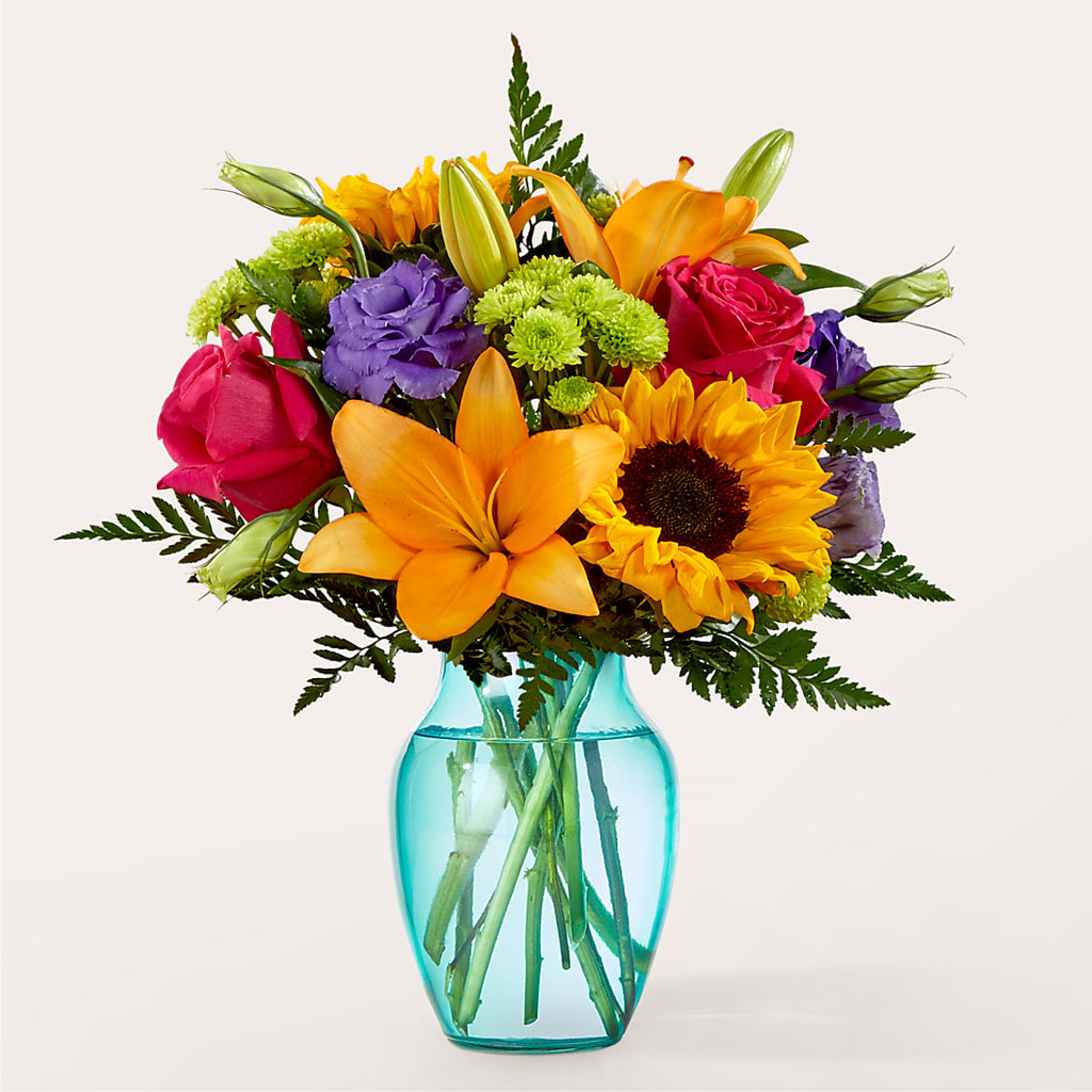 Double Rainbow Bouquet – Flowers By Dillenbecks, Johnson City NY