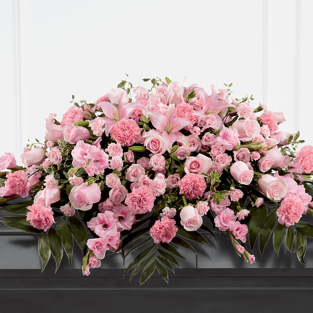 Garden of Comfort Casket Spray (Standard) – Flowers By Dillenbecks, Johnson City NY