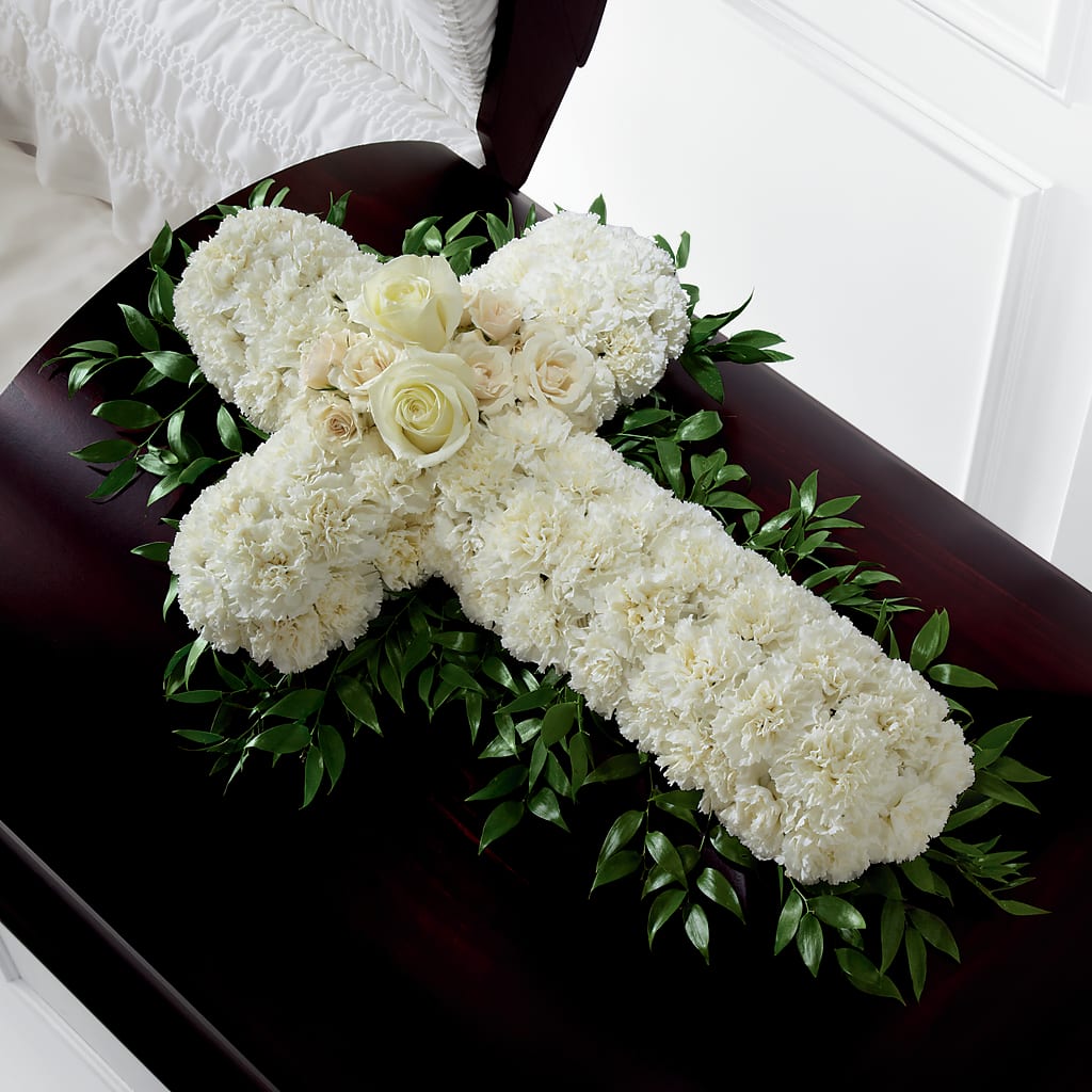 Peaceful Memories Casket Spray (Standard) – Flowers By Dillenbecks, Johnson City NY