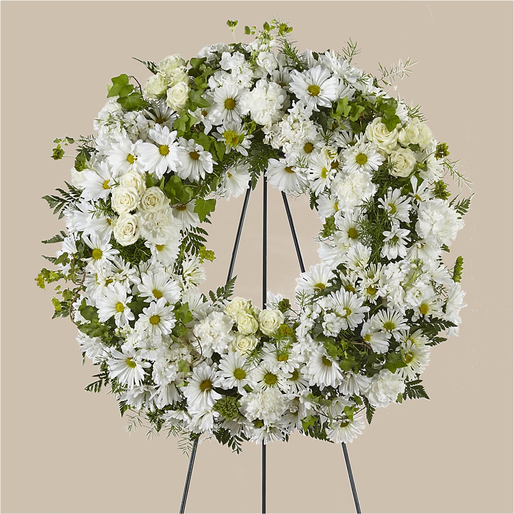 Faithful Wishes Wreath – Flowers By Dillenbecks, Johnson City NY