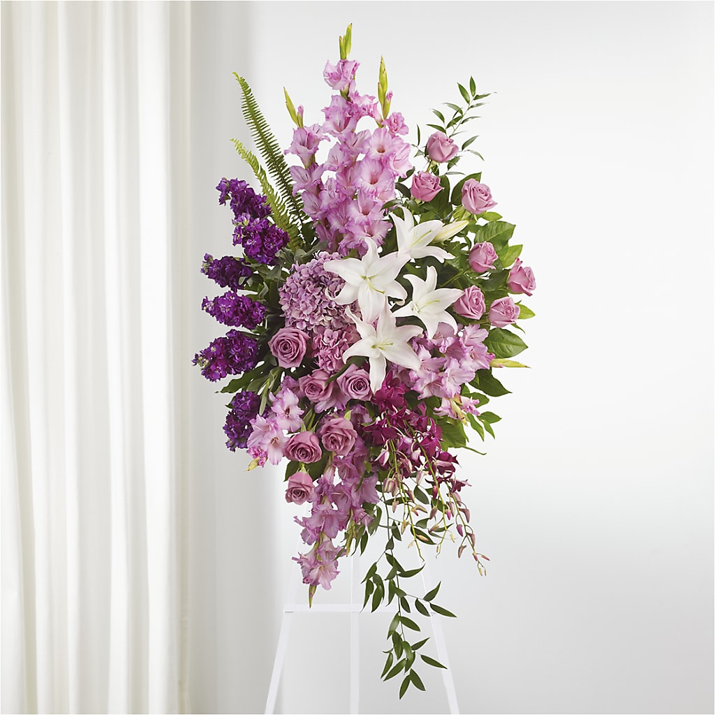 Never Alone Standing Spray – Flowers By Dillenbecks, Johnson City NY