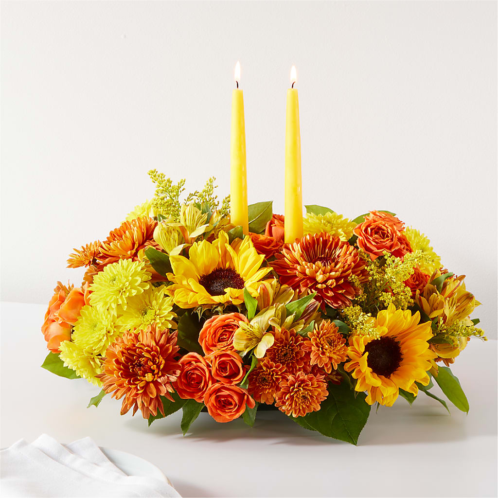 Autumn Harmony Centerpiece – Flowers By Dillenbecks, Johnson City NY