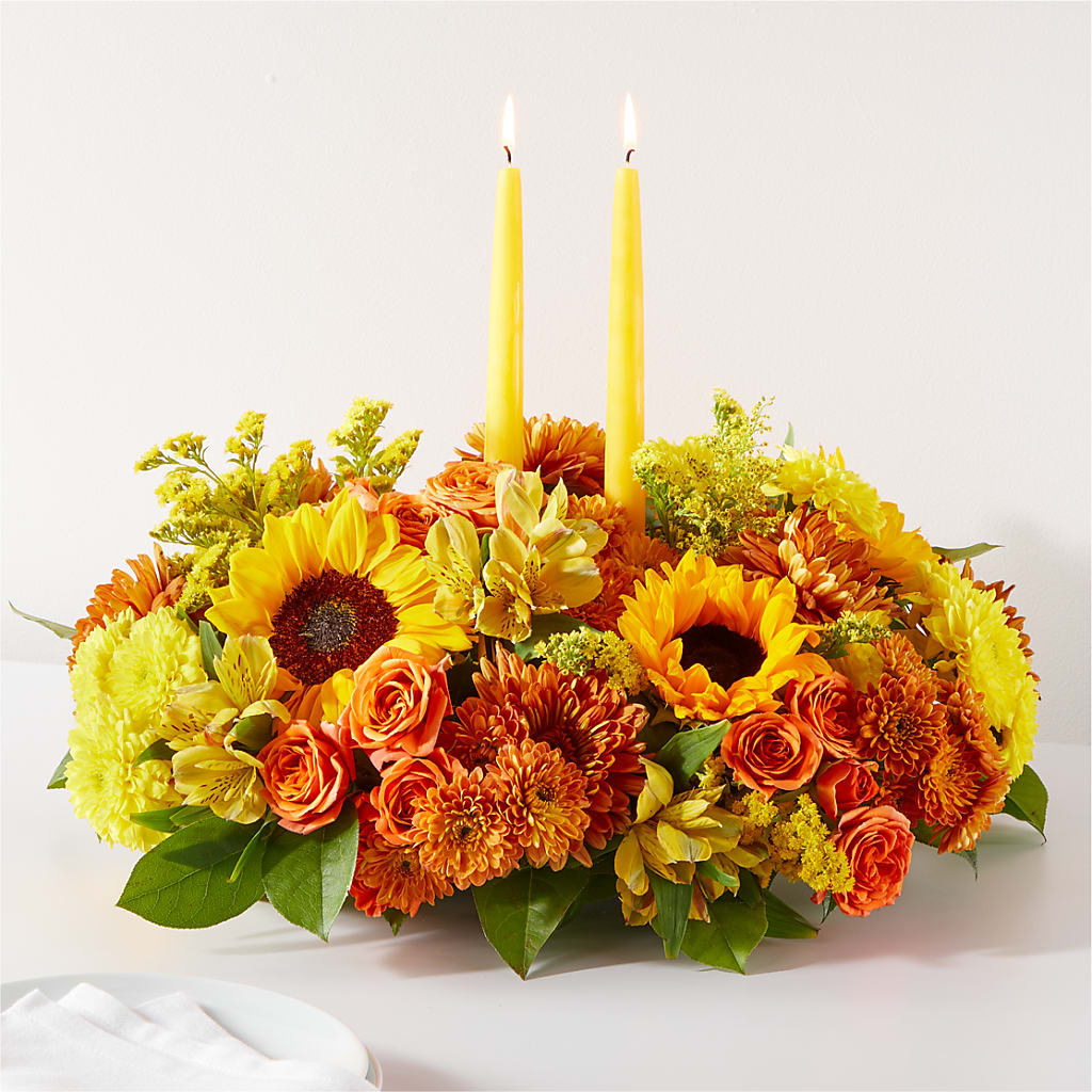 Autumn Harmony Centerpiece – Flowers By Dillenbecks, Johnson City NY