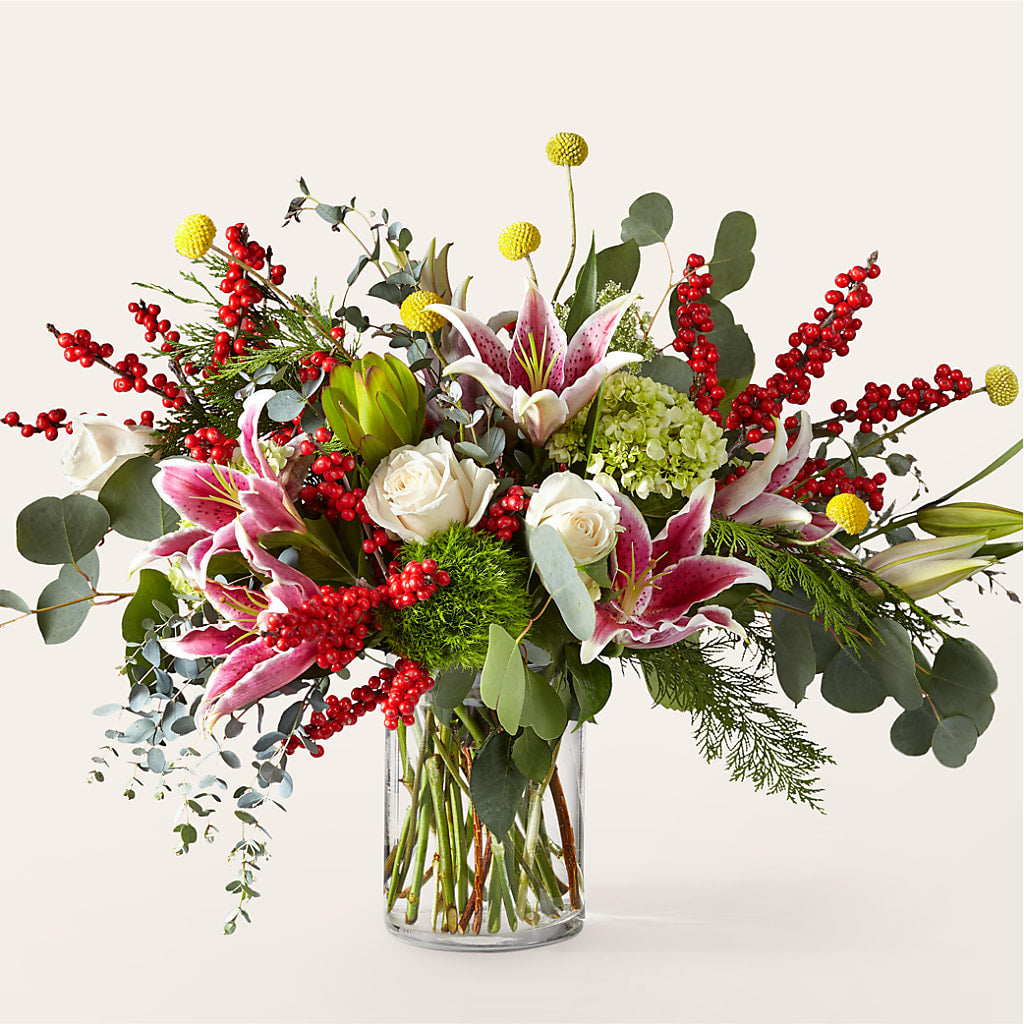 Berry & Bright Bouquet – Flowers By Dillenbecks, Johnson City NY