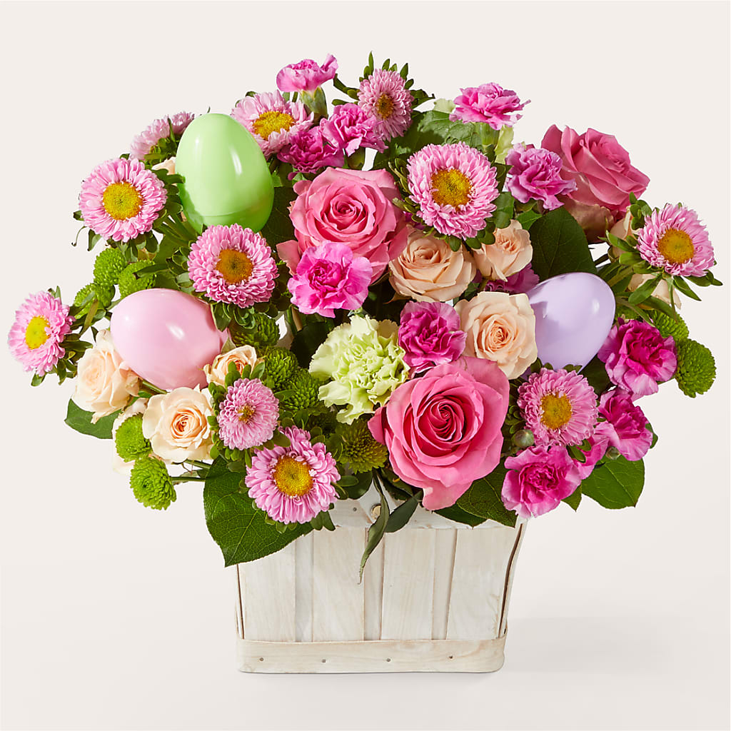 Get Eggcited Basket – Flowers By Dillenbecks, Johnson City NY