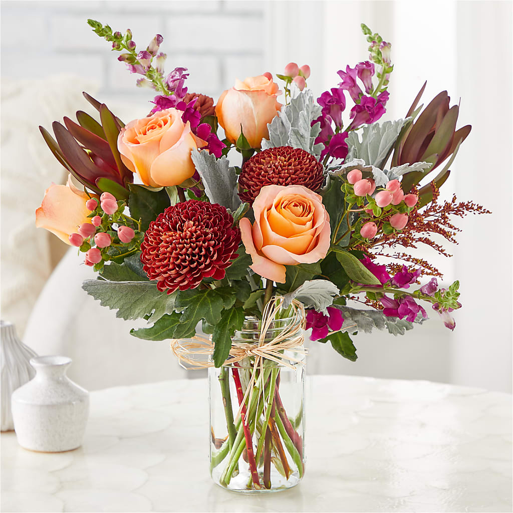 Moody Hues Bouquet – Flowers By Dillenbecks, Johnson City NY