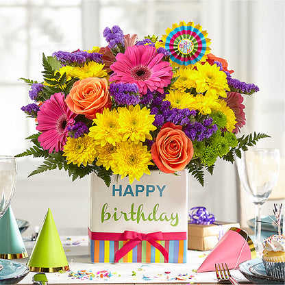 Birthday Brights Bouquet –  Flowers By Dillenbecks, Johnson City NY