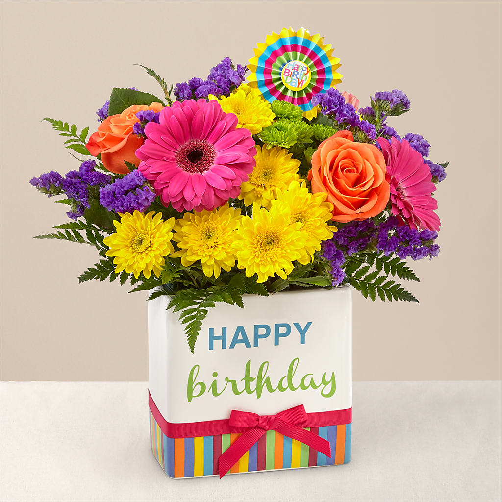 Birthday Brights Bouquet –  Flowers By Dillenbecks, Johnson City NY
