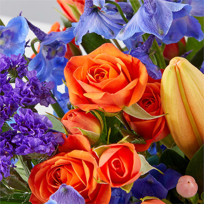 Radiant Citrus Box Bouquet –  Flowers By Dillenbecks, Johnson City NY