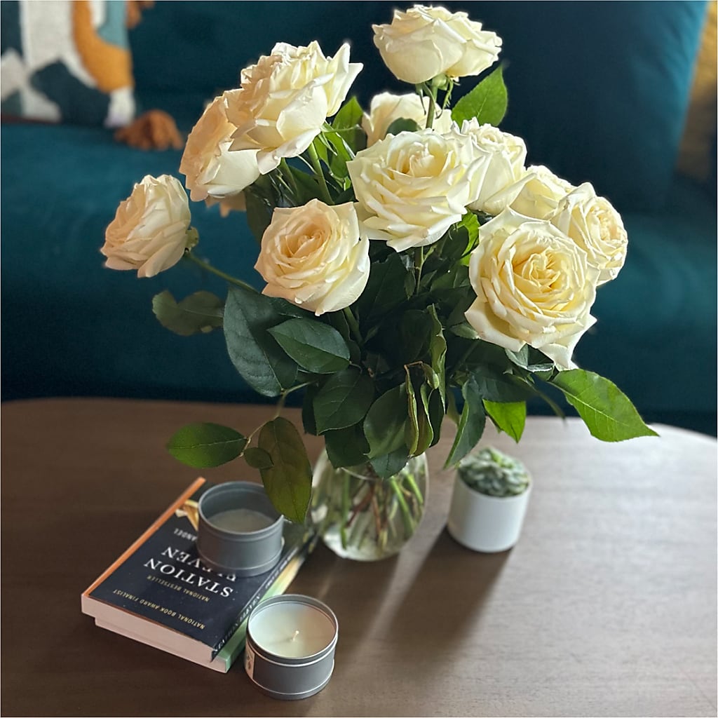 Long Stem Yellow Rose Bouquet –  Flowers By Dillenbecks, Johnson City NY