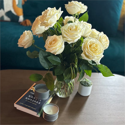 Long Stem Yellow Rose Bouquet –  Flowers By Dillenbecks, Johnson City NY