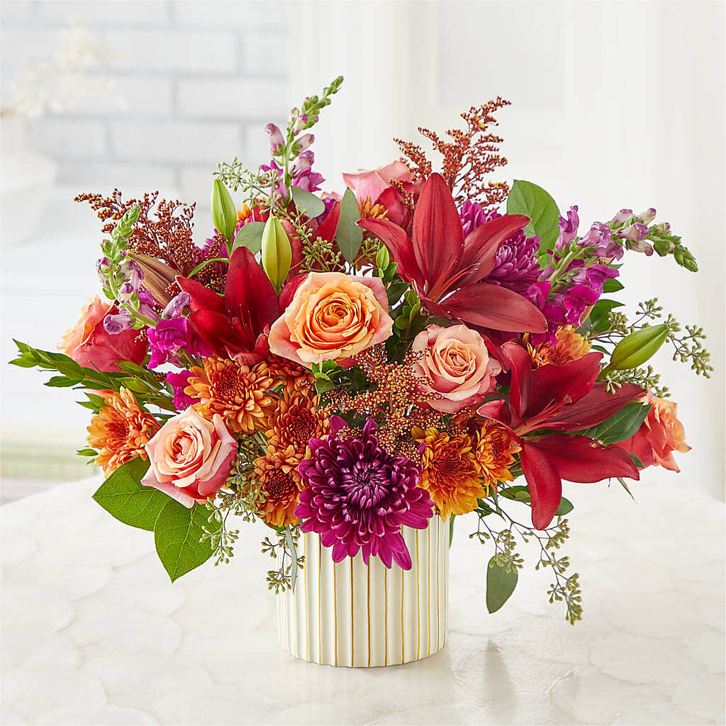 Burgundy Landscape Bouquet –  Flowers By Dillenbecks, Johnson City NY