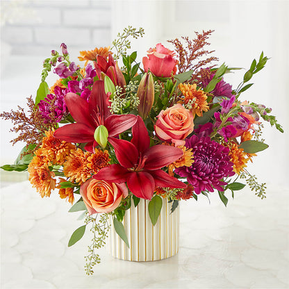 Burgundy Landscape Bouquet –  Flowers By Dillenbecks, Johnson City NY