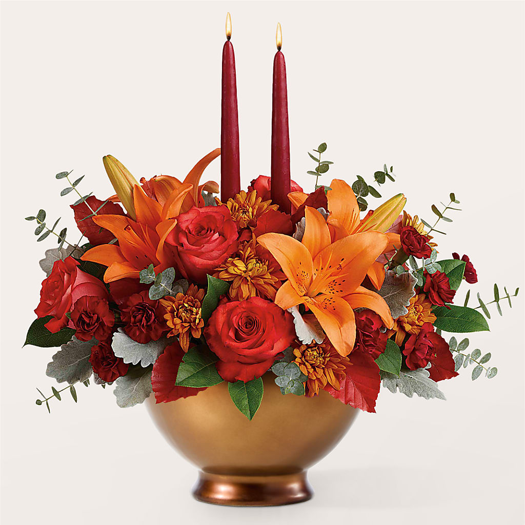 Fruits of Fall Centerpiece –  Flowers By Dillenbecks, Johnson City NY