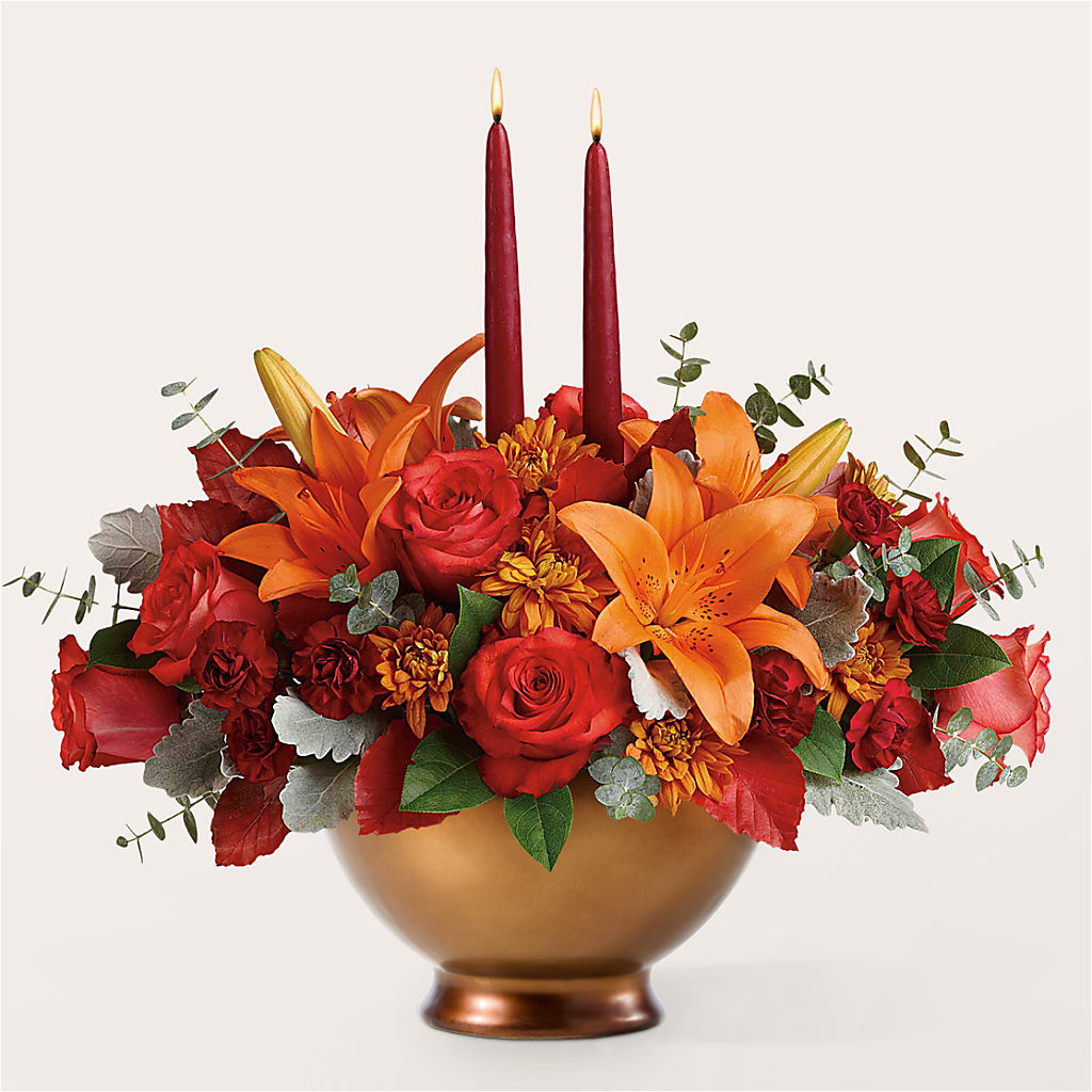 Fruits of Fall Centerpiece –  Flowers By Dillenbecks, Johnson City NY