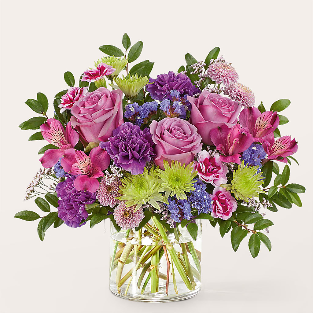 Glass Half Full Bouquet –  Flowers By Dillenbecks, Johnson City NY
