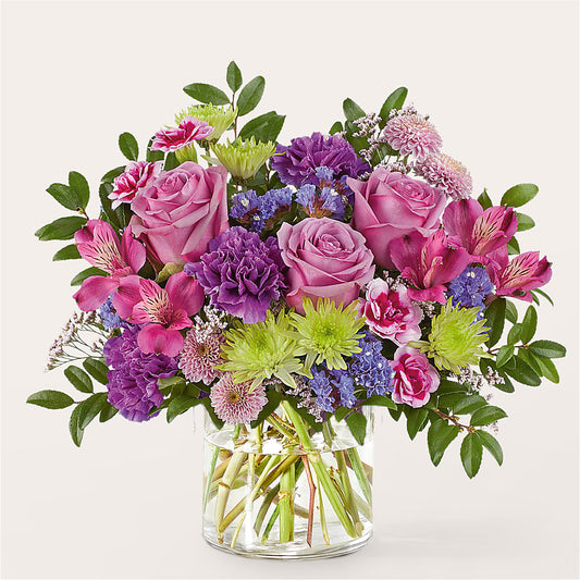 Glass Half Full Bouquet –  Flowers By Dillenbecks, Johnson City NY