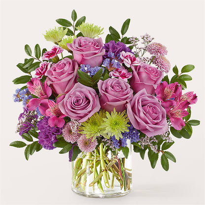 Glass Half Full Bouquet –  Flowers By Dillenbecks, Johnson City NY