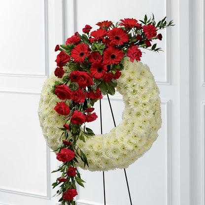 Graceful Tribute Wreath –  Flowers By Dillenbecks, Johnson City NY