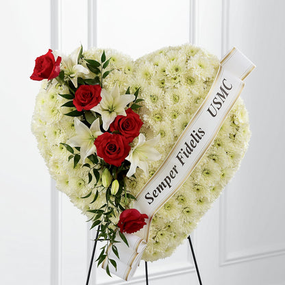 Heartfelt Hero Standing Heart –  Flowers By Dillenbecks, Johnson City NY