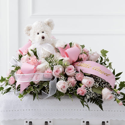 Touch of Sympathy Casket Spray –  Flowers By Dillenbecks, Johnson City NY