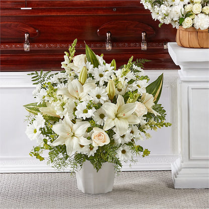 Thoughts of Tranquility Floor Basket –  Flowers By Dillenbecks, Johnson City NY