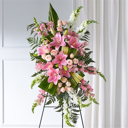 Elegant Embrace Standing Spray –  Flowers By Dillenbecks, Johnson City NY