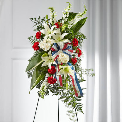 Stars of Life Standing Spray –  Flowers By Dillenbecks, Johnson City NY