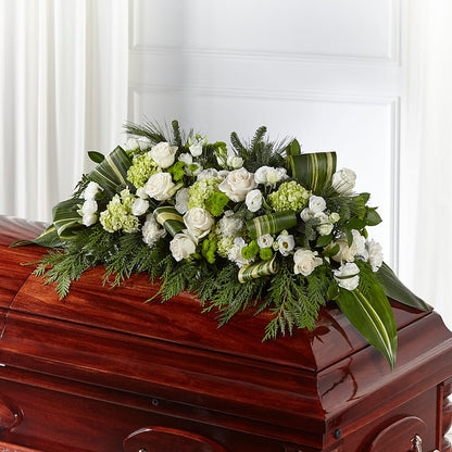 Hopeful Gesture Casket Spray –  Flowers By Dillenbecks, Johnson City NY