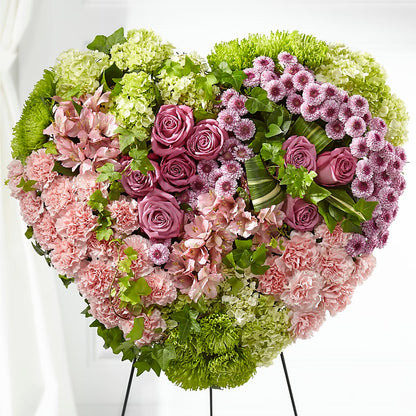 Heartwarming Standing Heart –  Flowers By Dillenbecks, Johnson City NY