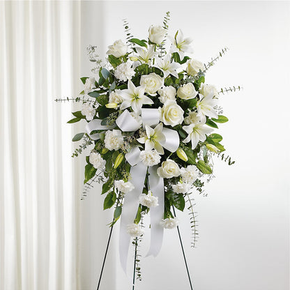 With Care Standing Spray –  Flowers By Dillenbecks, Johnson City NY