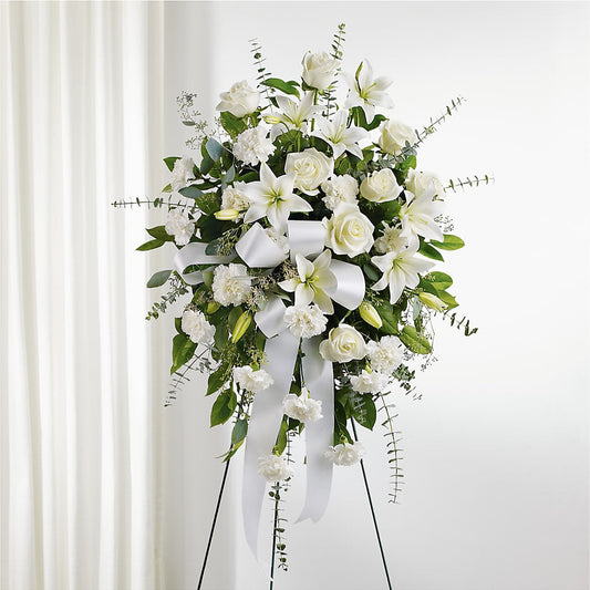 With Care Standing Spray –  Flowers By Dillenbecks, Johnson City NY