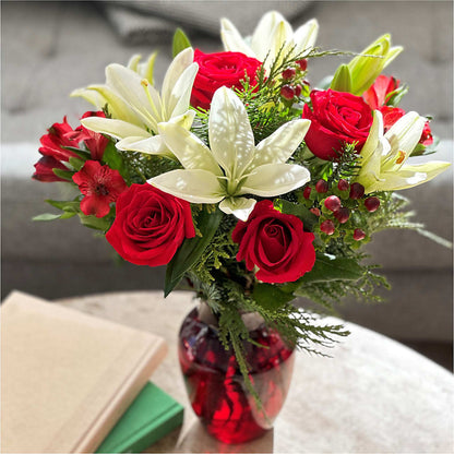 Evergreen Delight Bouquet –  Flowers By Dillenbecks, Johnson City NY