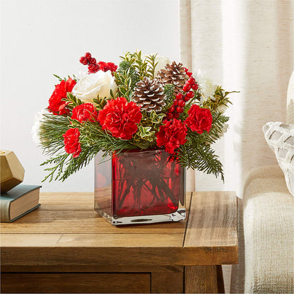 Christmas Market Bouquet –  Flowers By Dillenbecks, Johnson City NY