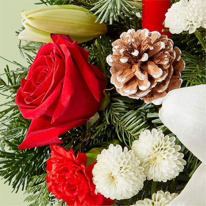 Seasonal Festivities Centerpiece –  Flowers By Dillenbecks, Johnson City NY