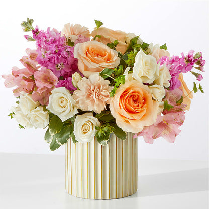 Paradise Bouquet with Ivory Vase –  Flowers By Dillenbecks, Johnson City NY