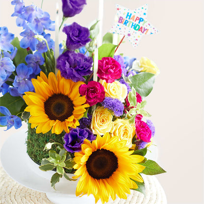 Star of the Day Floral Cake –  Flowers By Dillenbecks, Johnson City NY