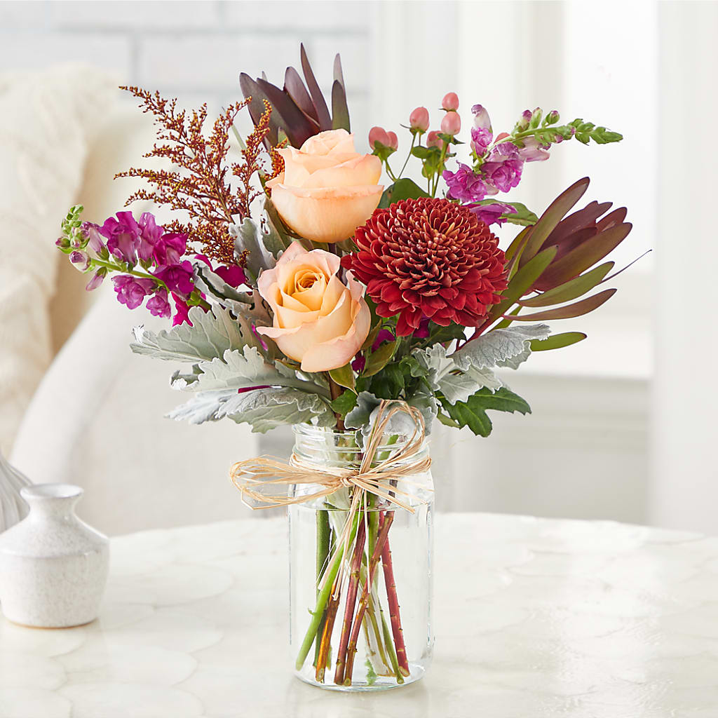 Moody Hues Bouquet –  Flowers By Dillenbecks, Johnson City NY