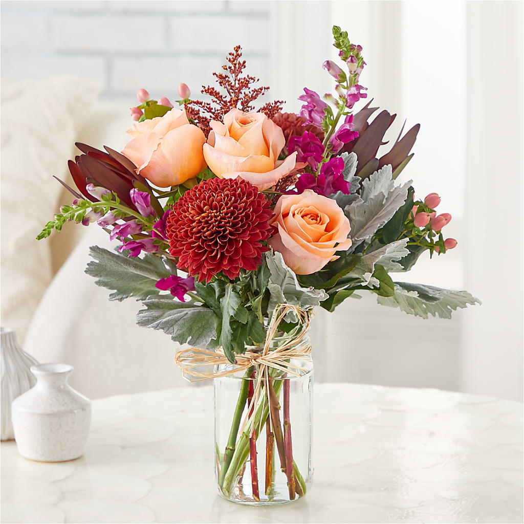 Moody Hues Bouquet –  Flowers By Dillenbecks, Johnson City NY