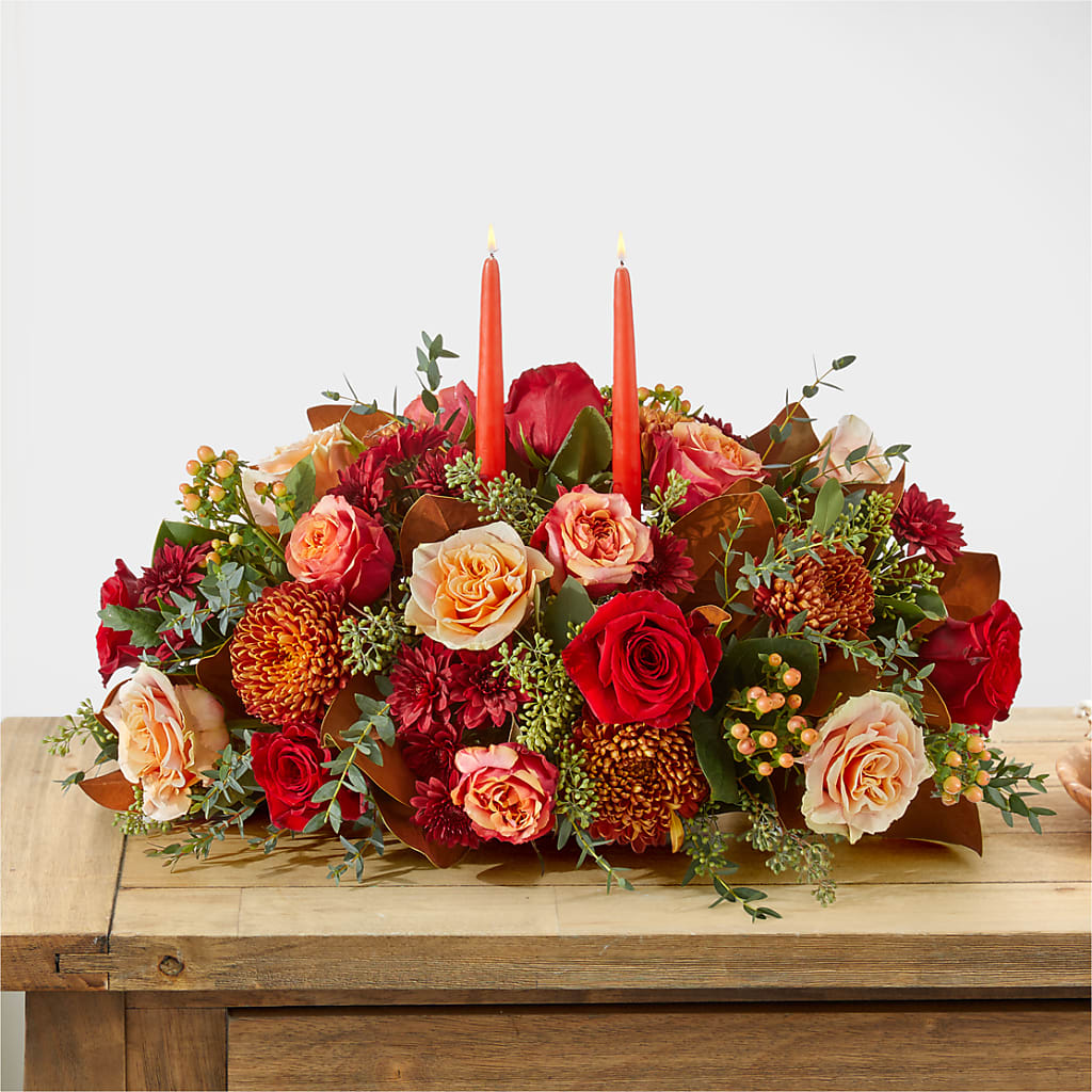 Gather Near Centerpiece –  Flowers By Dillenbecks, Johnson City NY