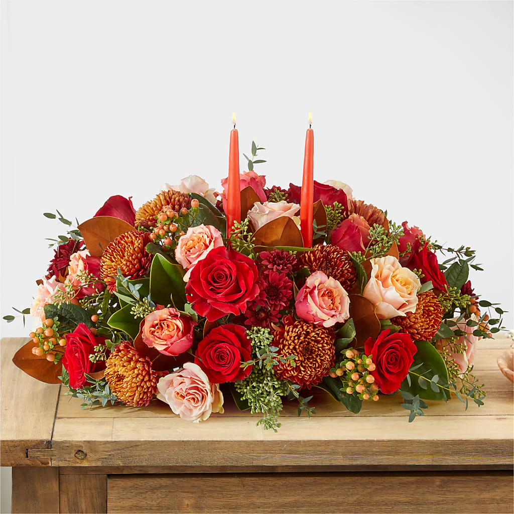 Gather Near Centerpiece –  Flowers By Dillenbecks, Johnson City NY