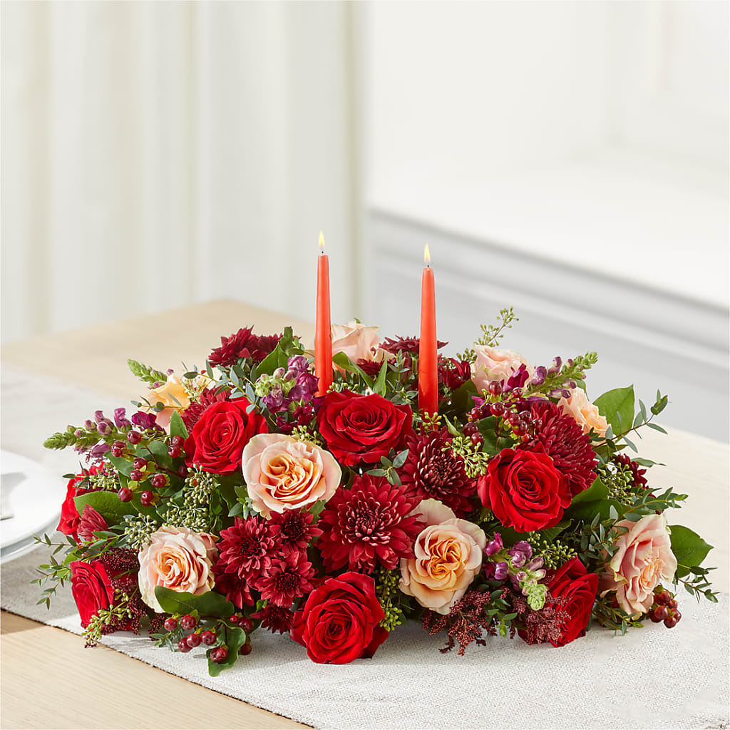 Most Thankful Centerpiece –  Flowers By Dillenbecks, Johnson City NY